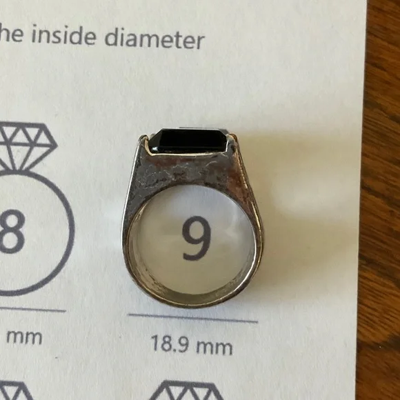 Men's Silver Tone Rings - Picture 4 of 8